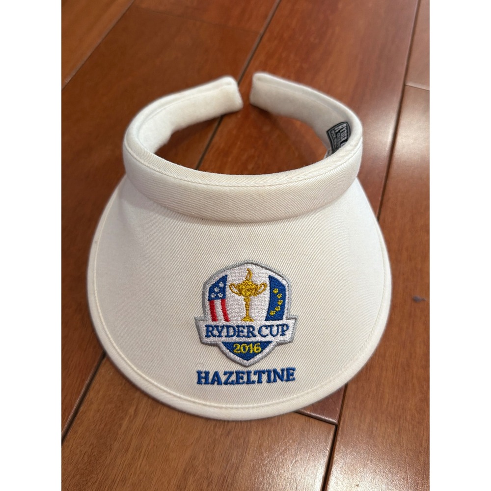 Kate Lord Ryder Cup 2016 Visor Womens White Hazeltine Clip On Golf Hat OSFA